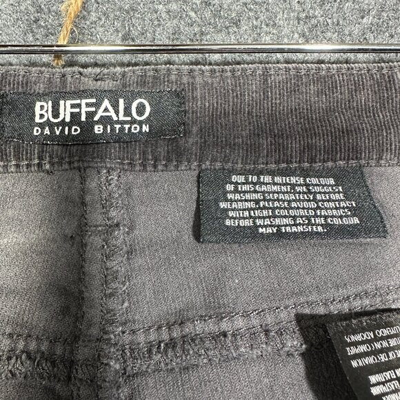 Buffalo David Bitton Pants Womens 8 Corduroy Supreme Mid Rise Skinny Stretch - Picture 5 of 9